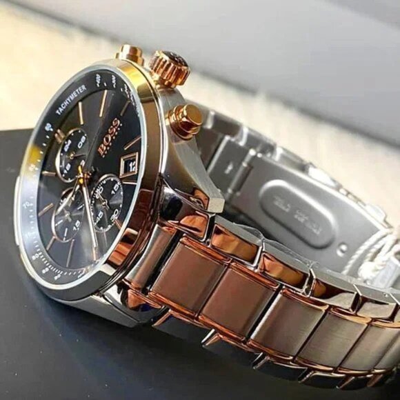 Hugo Boss Grand Prix Watch – Sleek Black Dial NEW! - Picture 2 of 12